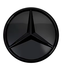Emblème calandre Mercedes étoile miroir - vue de face - Becquet Voiture