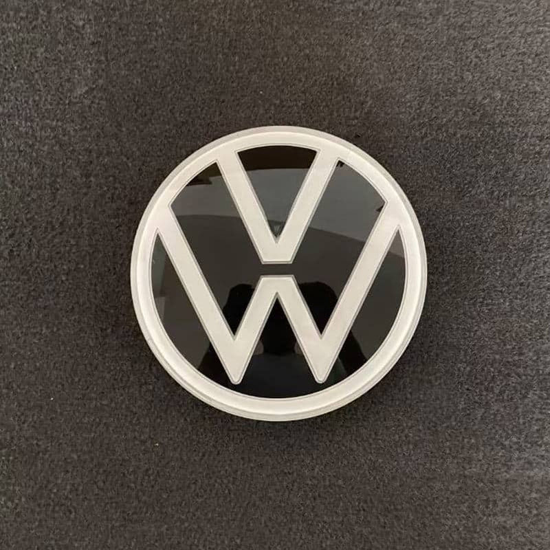 Emblème Calandre VW Lumineux LED Étanche 120-155mm - vue arrière - Becquet Voiture