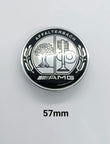 Emblème Capot Mercedes AMG 57mm Classe C E CLK S