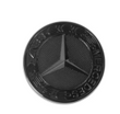 Emblème Capot Mercedes Noir Mat 57mm Classe C E S