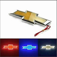 Emblème Chevrolet LED 4D lumineux pour coffre arrière Chevy - vue de profil - Becquet Voiture