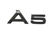 Emblème coffre Audi A5 noir brillant