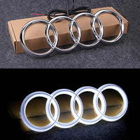 Emblème de calandre Audi Lumineux - packshot studio - Becquet Voiture