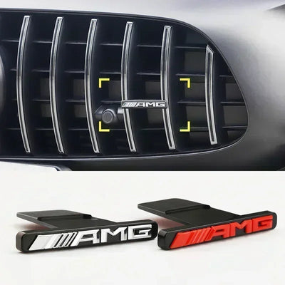 Emblème de Calandre Chromé Mercedes AMG - vue arrière - Becquet Voiture