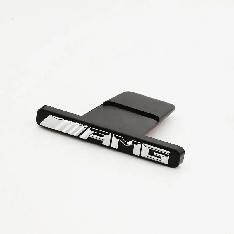 Emblème de Calandre Chromé Mercedes AMG - vue de dessus - Becquet Voiture