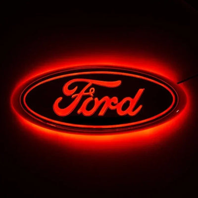 Emblème de calandre Ford Focus Lumineux - installé sur véhicule - Becquet Voiture
