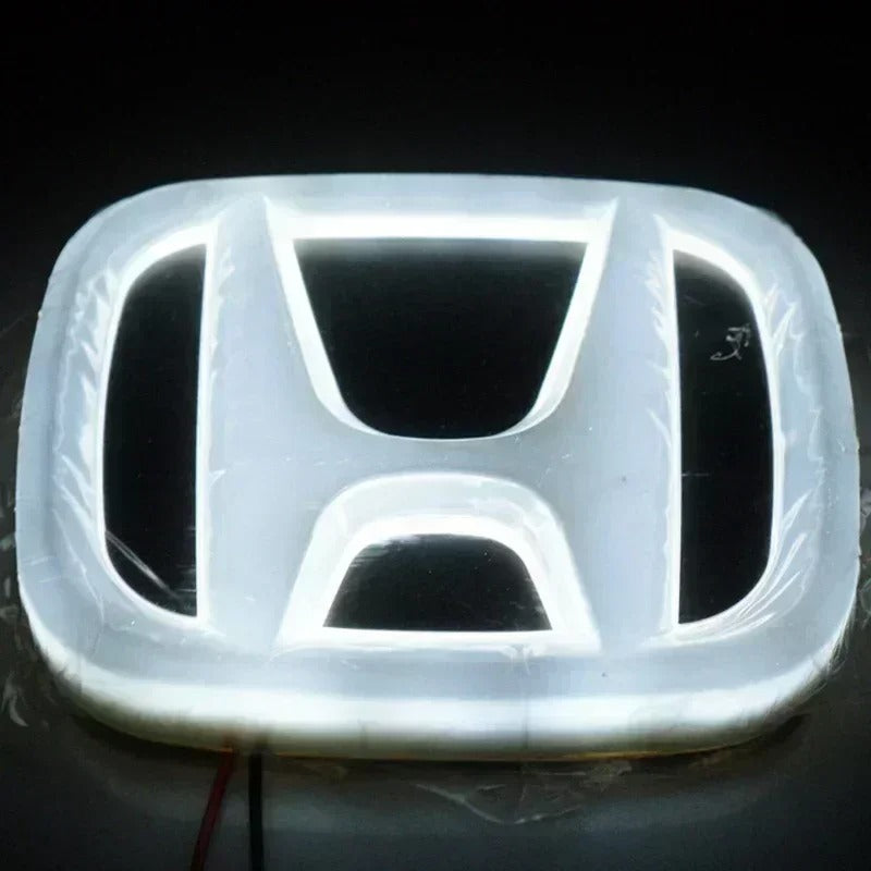Emblème de calandre Honda Lumineux - installé sur véhicule - Becquet Voiture