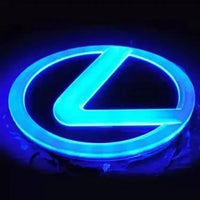Emblème de calandre Lexus Lumineux - vue de profil - Becquet Voiture