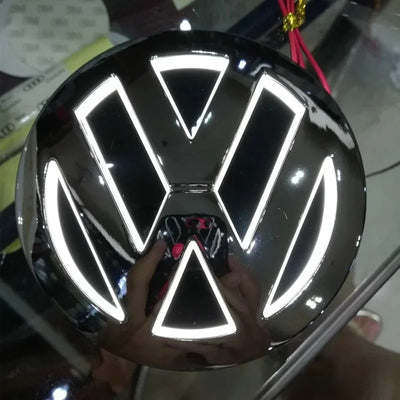 Emblème de calandre Volkswagen Lumineux - vue arrière - Becquet Voiture