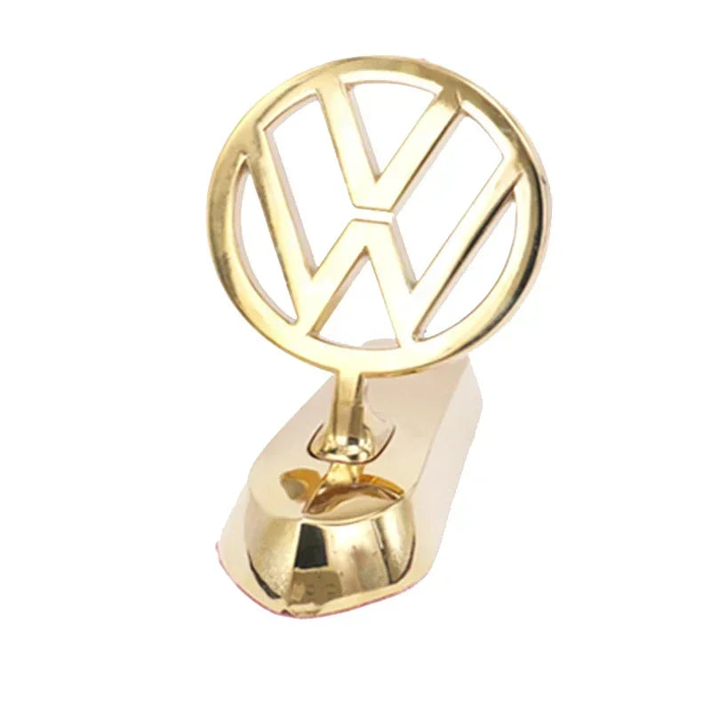 Emblème de Capot Chromé Volkswagen Golf Polo Passat - vue de dessus - Becquet Voiture