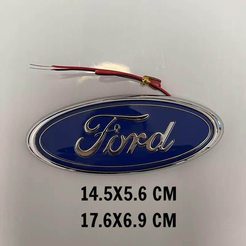 Emblème Ford LED Lumineux 4D pour F150 et Focus - installé sur véhicule - Becquet Voiture