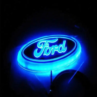 Emblème Ford LED Lumineux 4D pour F150 et Focus - vue arrière - Becquet Voiture