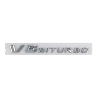 Mercedes AMG V8 Biturbo Side Badge 19.3cm - fitting detail - Becquet Voiture