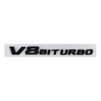 Mercedes AMG V8 Biturbo Side Badge 19.3cm - fitted on vehicle - Becquet Voiture