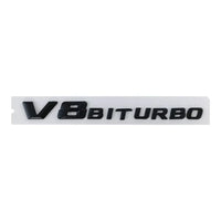 Mercedes AMG V8 Biturbo Side Badge 19.3cm - studio packshot - Becquet Voiture