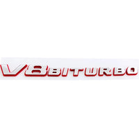 Mercedes AMG V8 Biturbo Side Badge 19.3cm - three-quarter view - Becquet Voiture