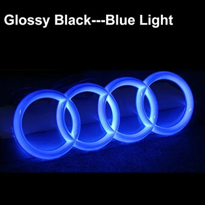 Emblème LED Calandre Avant Audi A3 A4 A5 Q5 - packshot studio - Becquet Voiture