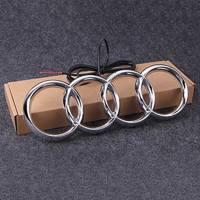 Emblème LED Calandre Avant Audi A3 A4 A5 Q5 - vue arrière - Becquet Voiture