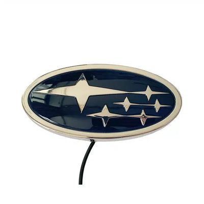 Emblème LED lumineux Subaru 4D pour hayon Forester Legacy Impreza - installé sur véhicule - Becquet Voiture