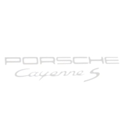 Emblème Logo Porsche Cayenne 911 Multi-Finitions - détail du montage - Becquet Voiture