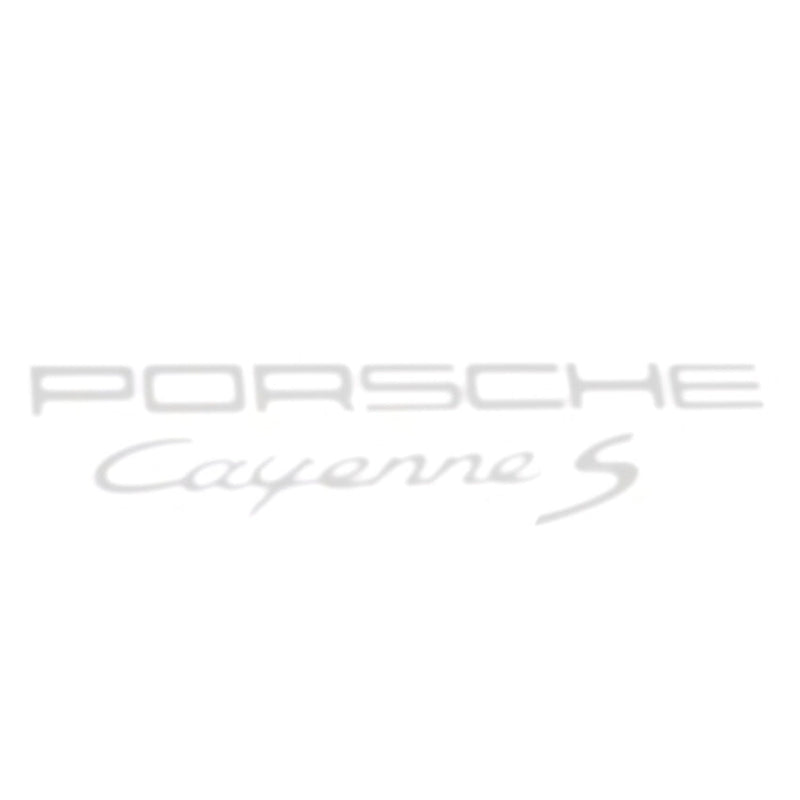 Emblème Logo Porsche Cayenne 911 Multi-Finitions - détail du montage - Becquet Voiture