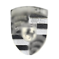 Emblème Logo Porsche Cayenne 911 Multi-Finitions - vue arrière - Becquet Voiture