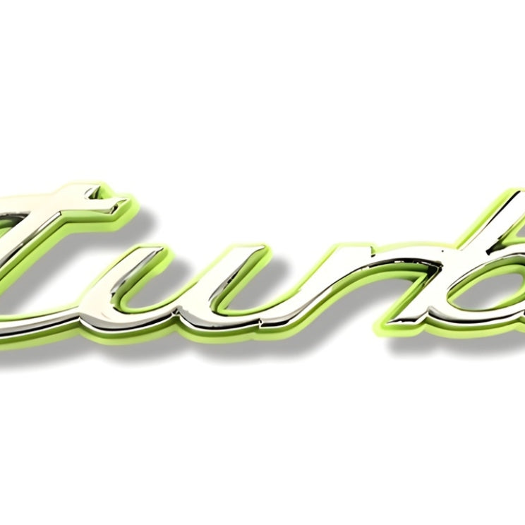 Emblème Logo Porsche Cayenne 911 Multi-Finitions - vue rapprochée - Becquet Voiture