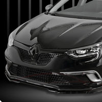 Emblème Losange Renault Noir Avant Arrière - vue arrière - Becquet Voiture