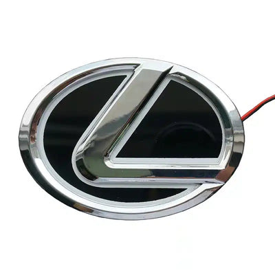 Emblème lumineux LED 5D Lexus pour ES240 RX350 2 tailles - packshot studio - Becquet Voiture