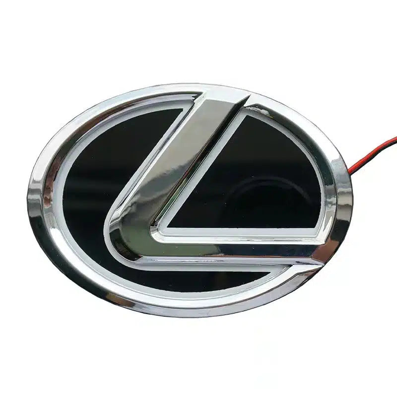 Lexus 5D LED Illuminated Emblem ES240 RX350 - studio packshot - Becquet Voiture