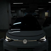Emblème Lumineux LED VW ID.3 Calandre Avec Bandes LED - détail du montage - Becquet Voiture