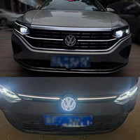 Waterproof Illuminated VW Golf Alltrack LED Emblem 2018-2019 - front view - Becquet Voiture