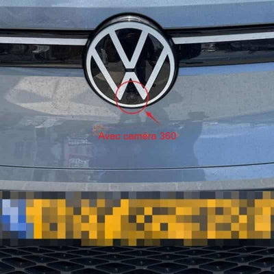 Emblème Lumineux VW ID.4 Avant Bandes LED Kit - installé sur véhicule - Becquet Voiture