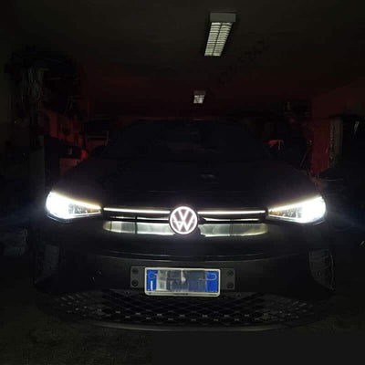 Emblème Lumineux VW ID.4 Avant Bandes LED Kit - packshot studio - Becquet Voiture
