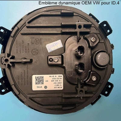 Emblème Lumineux VW ID.4 Avant Bandes LED Kit - vue arrière - Becquet Voiture