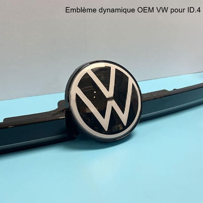 Emblème Lumineux VW ID.4 Avant Bandes LED Kit - vue de profil - Becquet Voiture