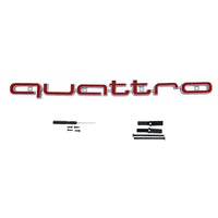 Emblème Quattro 3D Calandre Audi A3 A4 A6 Q5 - vue rapprochée - Becquet Voiture