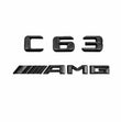 Emblèmes De Coffres Noirs Logos Mercedes Classe C AMG C180