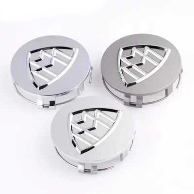 Emblèmes Jantes Maybach 75mm (Lot de 4) - vue de face - Becquet Voiture