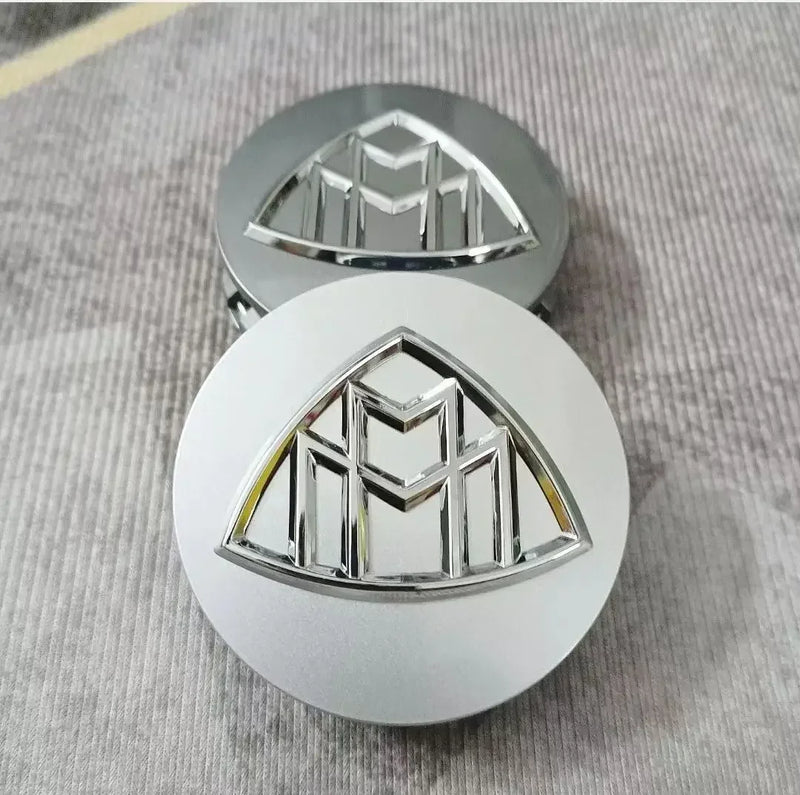 Emblèmes Jantes Maybach 75mm (Lot de 4) - vue de trois-quarts - Becquet Voiture