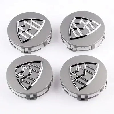 Emblèmes Jantes Maybach 75mm (Lot de 4) - vue rapprochée - Becquet Voiture