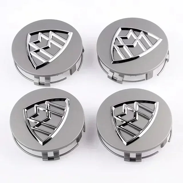 Emblèmes Jantes Maybach 75mm (Lot de 4) - vue rapprochée - Becquet Voiture
