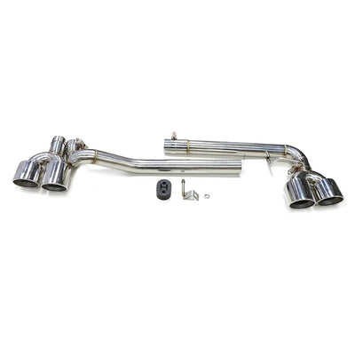 Embout d'Échappement Audi A3 8V 2013-2020 - détail du montage - Becquet Voiture
