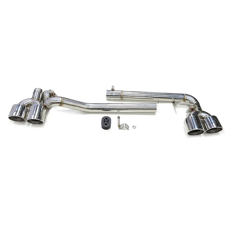 Embout d'Échappement Audi A3 8V 2013-2020 - détail du montage - Becquet Voiture