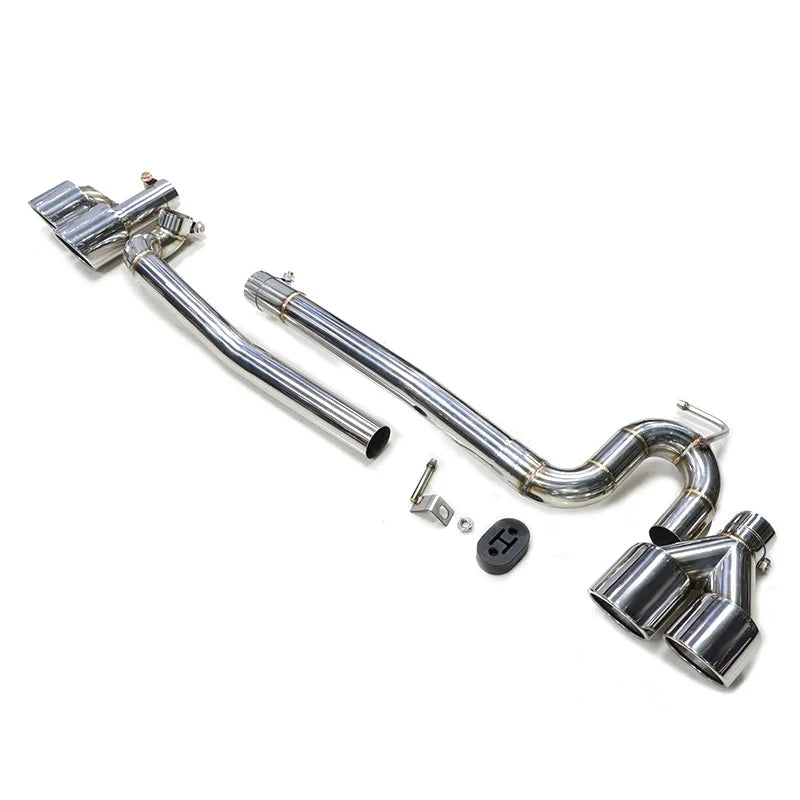 Embout d'Échappement Audi A3 8V 2013-2020 - vue de dessus - Becquet Voiture
