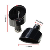 Embout d'Échappement Audi A3 A4 A5 A6 A7 - détail du montage - Becquet Voiture