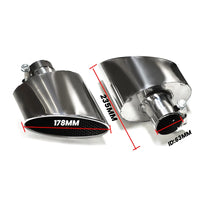 Embout d'Échappement Audi A3 A4 A5 A6 A7 - en situation - Becquet Voiture