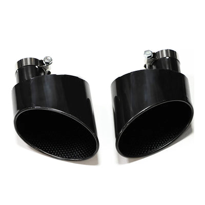 Embout d'Échappement Audi A3 A4 A5 A6 A7 - installé sur véhicule - Becquet Voiture