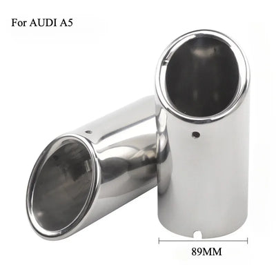 Embout d'Échappement Audi A3 A4 A5 - vue rapprochée 2 - Becquet Voiture