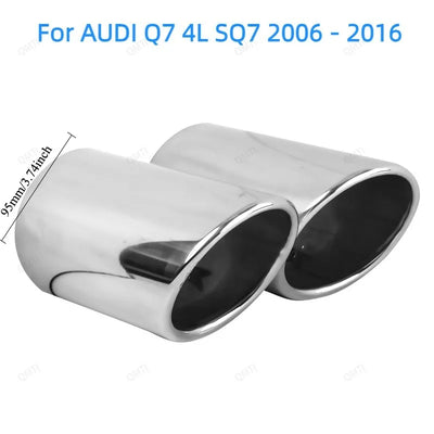 Embout d'Échappement Audi A3 A4 A5 - vue rapprochée - Becquet Voiture